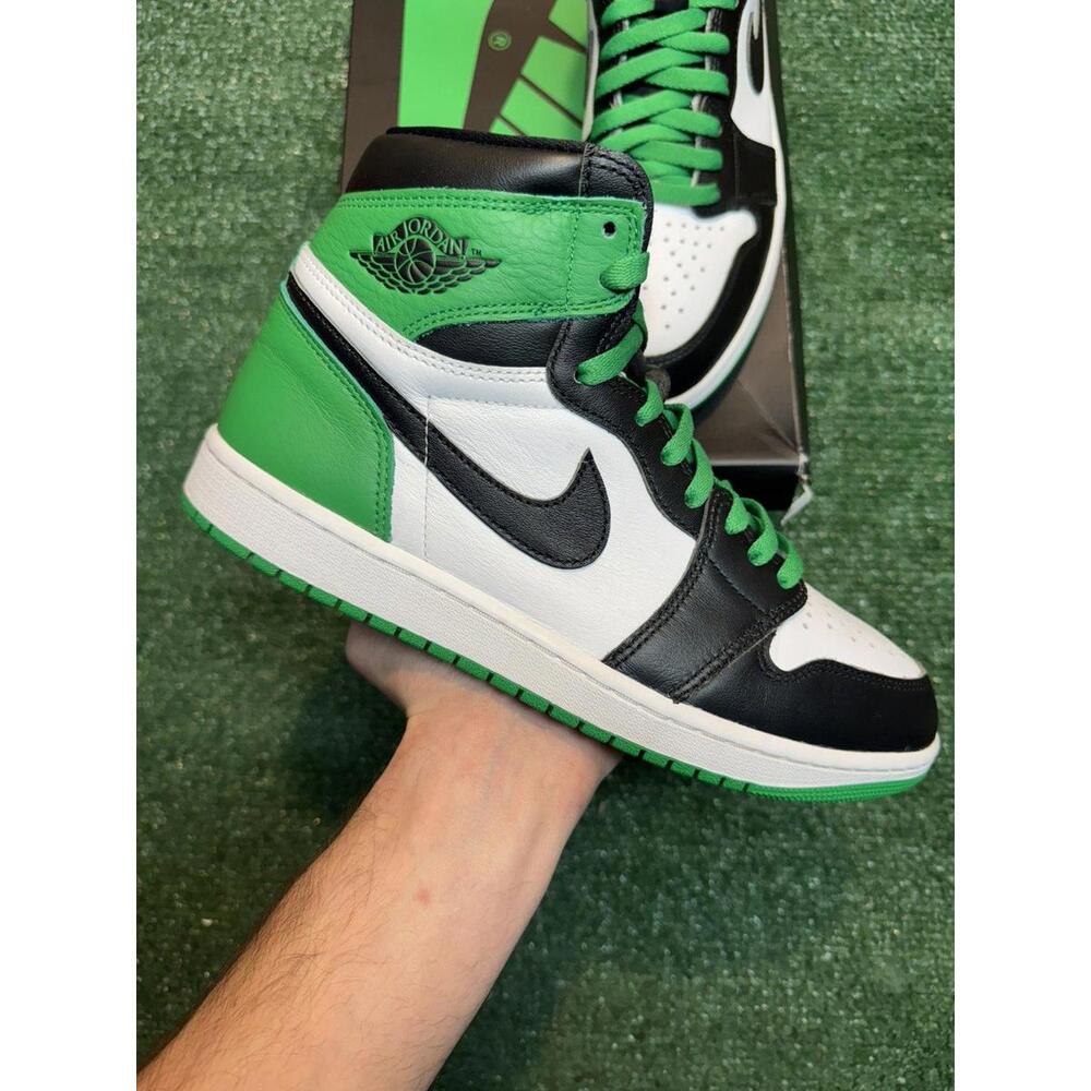 Jordan Retro 1 Lucky Green Size 10
